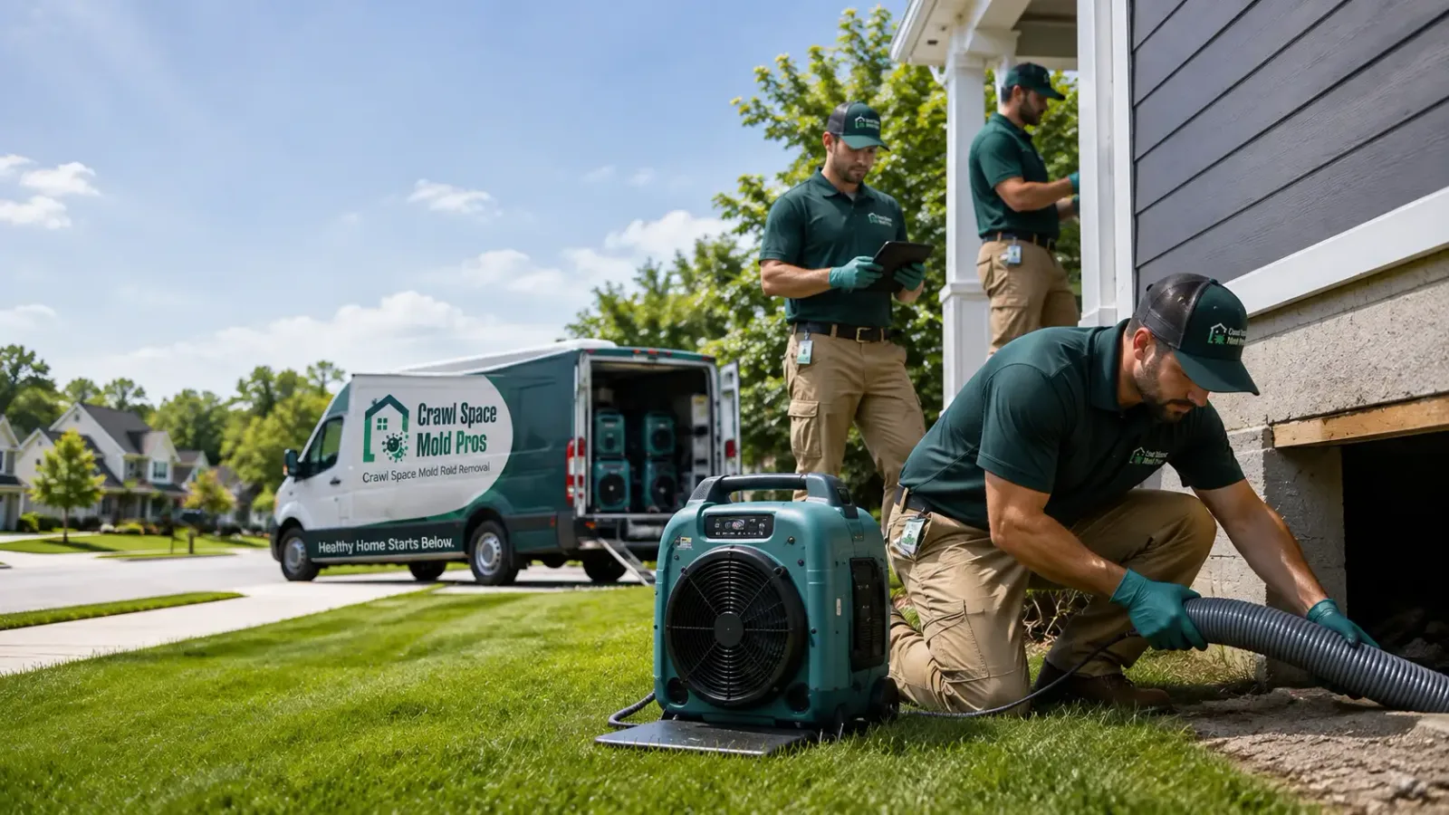 Crawl Space Mold Removal in Atkinson, IL